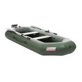 Лодка гребная Шкипер 280НТ зеленый